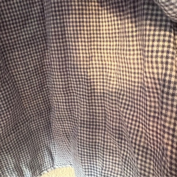 Large petite J. Jill Blue Plaid Button Front Soft Gauze
Long Sleeves - Picture 10 of 16